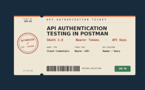 API Authentication Testign in Postman